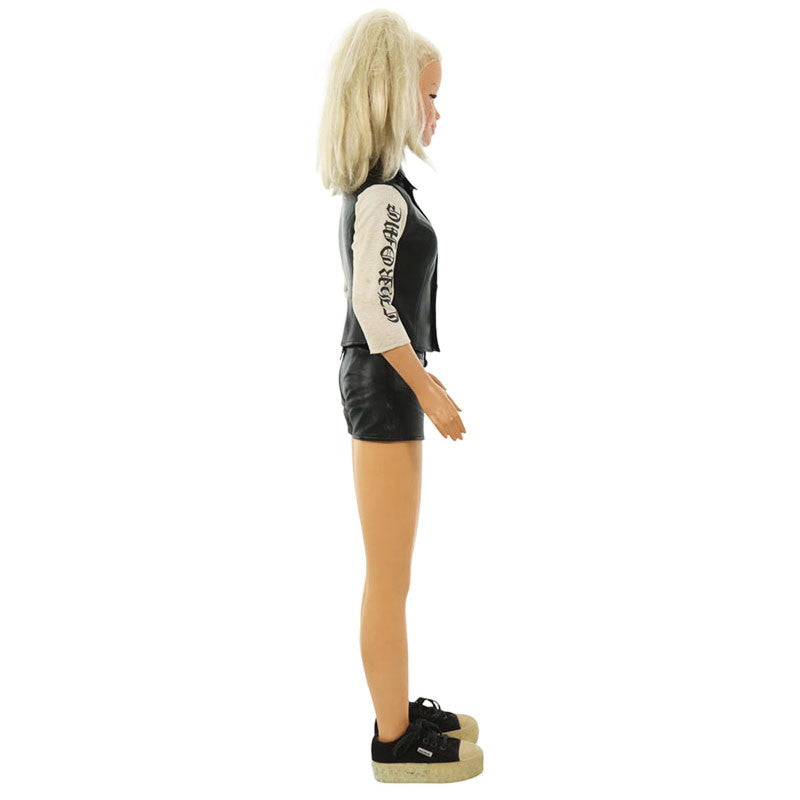 Chrome Hearts BARBIE DOLL Leather Set-up Figure Black