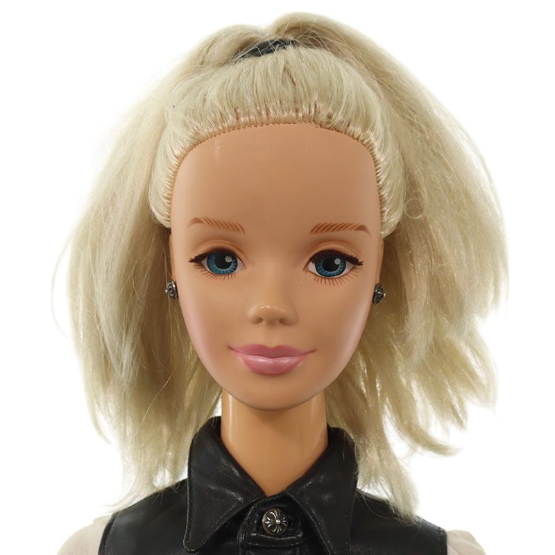Chrome Hearts BARBIE DOLL Leather Set-up Figure Black