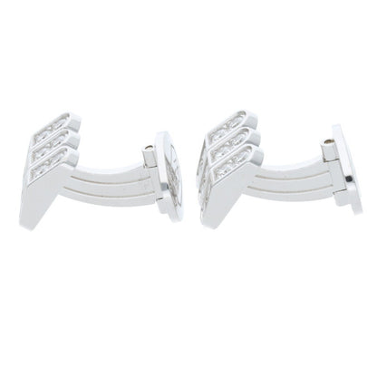 HARRY WINSTON K18WG Premier Square Cut Diamond Cufflinks
