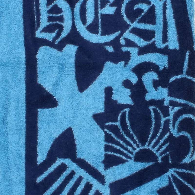 Chrome Hearts All-Over Print Beach Towel Blue