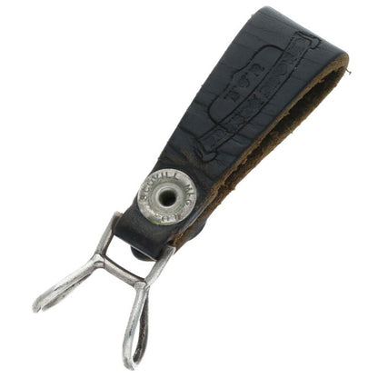 Chrome Hearts Floral Ball Button Leather Belt