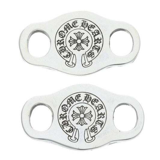Chrome Hearts 925 Silver V1 Horseshoe Shoelace Set