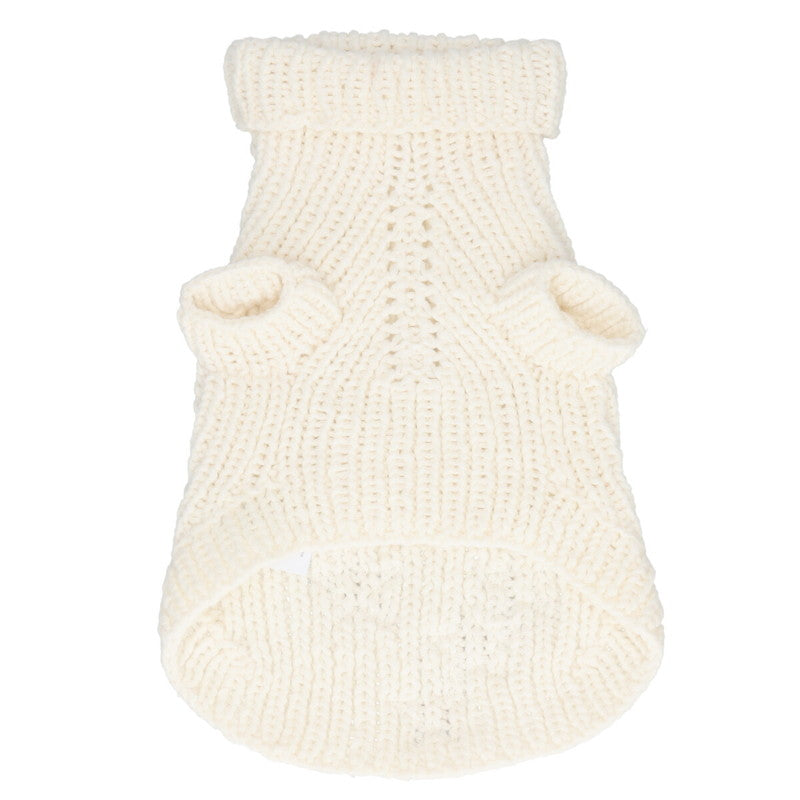 Chrome Hearts Star Patch Cashmere Knit Pet Wear White Size M