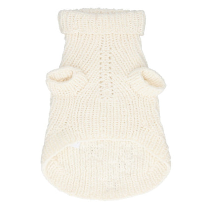 Chrome Hearts Star Patch Cashmere Knit Pet Wear White Size M