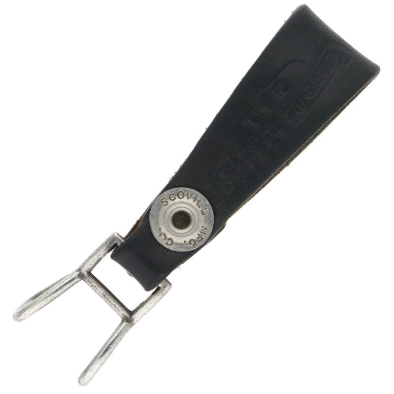 Chrome Hearts Flare Leather Belt Loop Black x Silver Multi