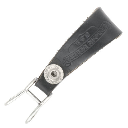 Chrome Hearts Leather Belt Loop Black x Silver
