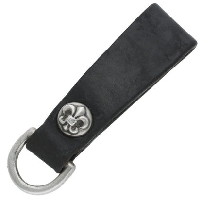 Chrome Hearts D-Ring Belt Loop Black x Silver
