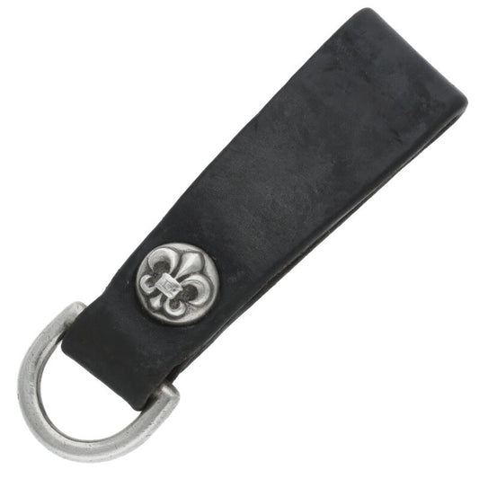 Chrome Hearts D-Ring Belt Loop Black x Silver