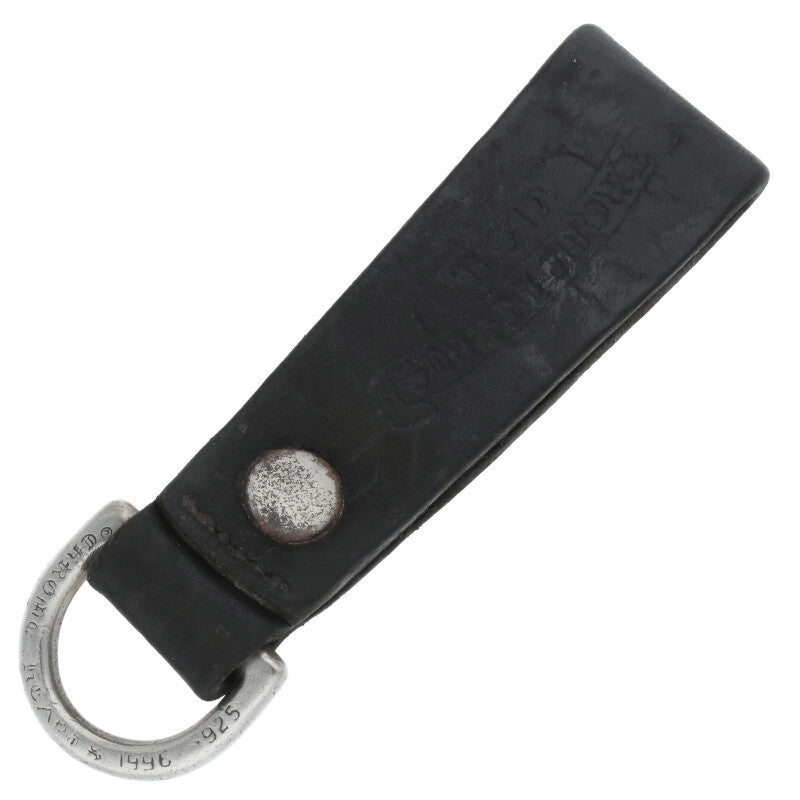 Chrome Hearts D-Ring Belt Loop Black x Silver