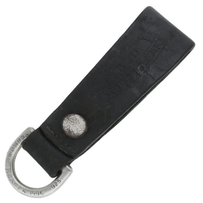 Chrome Hearts D-Ring Belt Loop Black x Silver