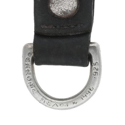 Chrome Hearts D-Ring Belt Loop Black x Silver