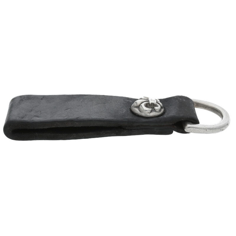 Chrome Hearts D-Ring Belt Loop Black x Silver