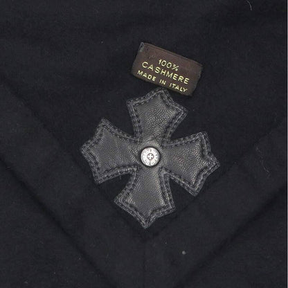 Chrome Hearts Cross Patch Cashmere Blanket (Black/Silver)