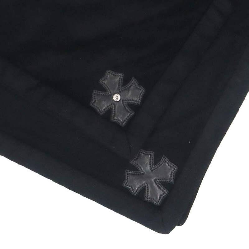 Chrome Hearts Cross Patch Cashmere Blanket (Black/Silver)