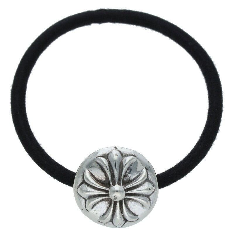 Chrome Hearts Cross-Ball Button Hair Tie Silver