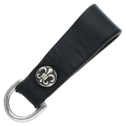 Chrome Hearts D-Ring Belt Loop Black x Silver