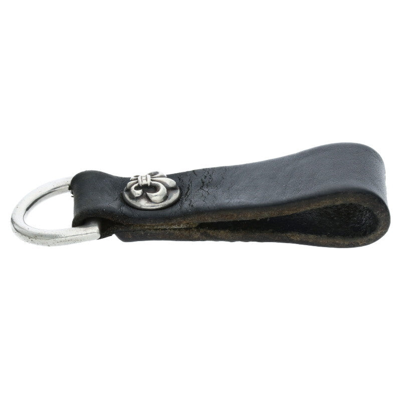 Chrome Hearts D-Ring Belt Loop Black x Silver