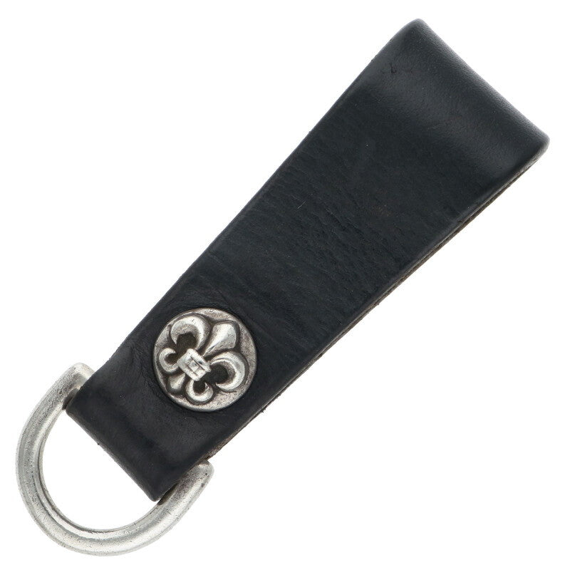 Chrome Hearts D-Ring Belt Loop Black x Silver