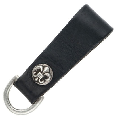 Chrome Hearts D-Ring Belt Loop Black x Silver