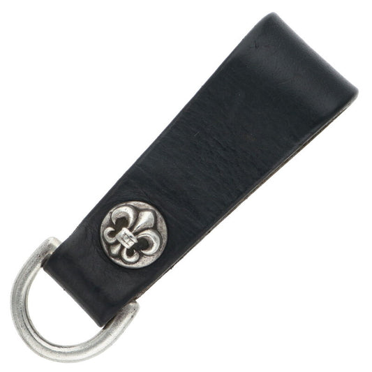 Chrome Hearts D-Ring Belt Loop Black x Silver