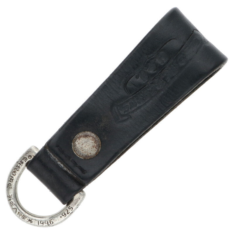 Chrome Hearts D-Ring Belt Loop Black x Silver