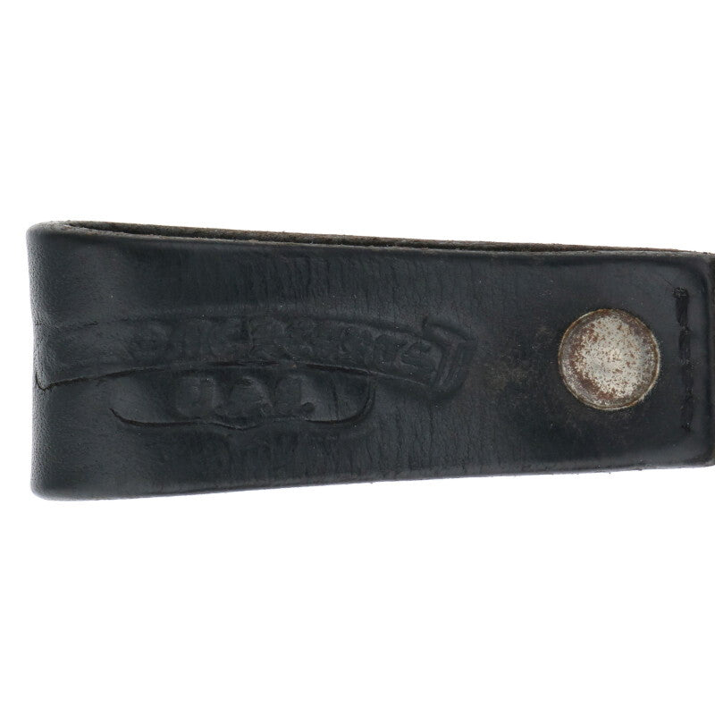 Chrome Hearts D-Ring Belt Loop Black x Silver