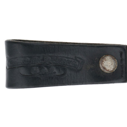 Chrome Hearts D-Ring Belt Loop Black x Silver