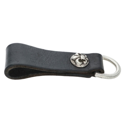 Chrome Hearts D-Ring Belt Loop Black x Silver