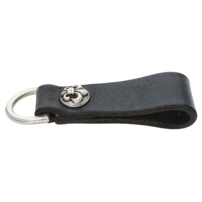 Chrome Hearts D-Ring Belt Loop Black x Silver