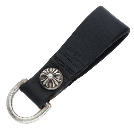 Chrome Hearts Cross Ball Belt Loop Black x Silver
