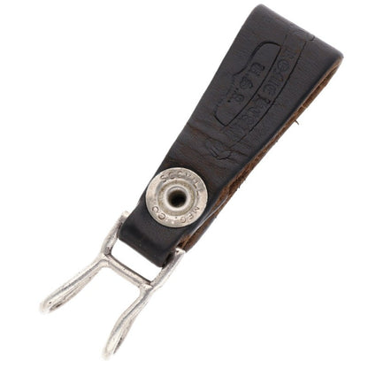 Chrome Hearts Leather Belt Loop Silver x Black