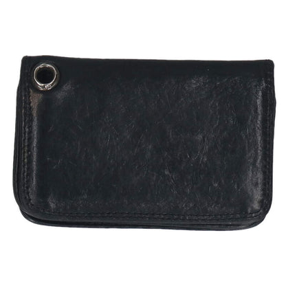 Chrome Hearts Grommet Card Case (Black/Silver) Size ONE SIZE