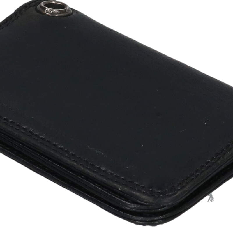 Chrome Hearts Grommet Card Case (Black/Silver) Size ONE SIZE