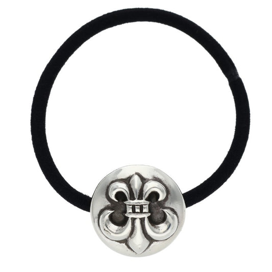 Chrome Hearts Flare button hair tie Black x Silver