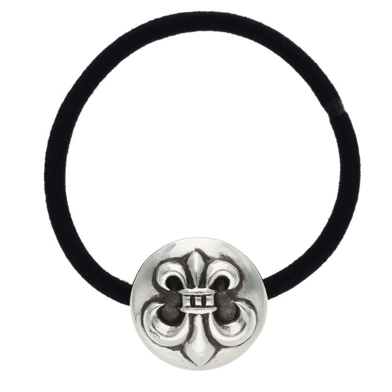 Chrome Hearts Flare button hair tie Black x Silver