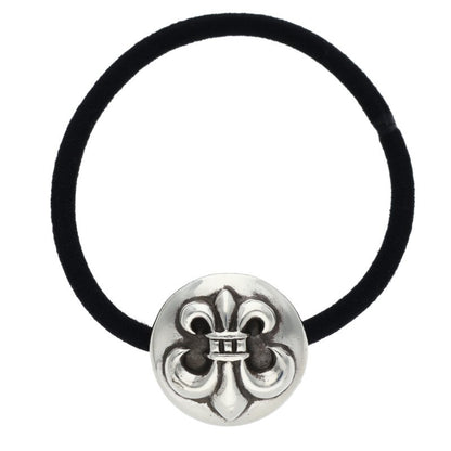 Chrome Hearts Flare button hair tie Black x Silver