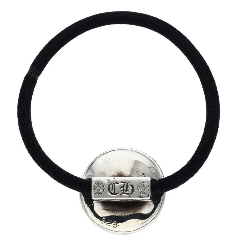Chrome Hearts Flare button hair tie Black x Silver