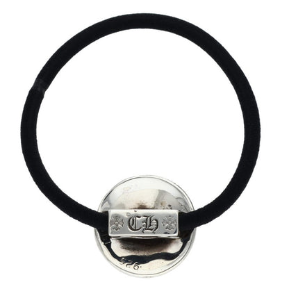 Chrome Hearts Flare button hair tie Black x Silver