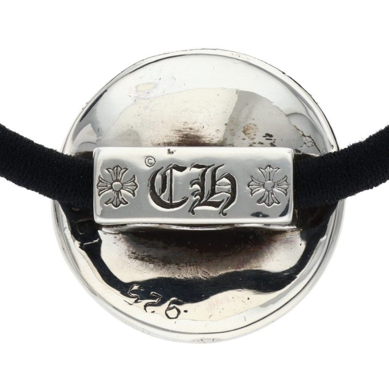 Chrome Hearts Flare button hair tie Black x Silver