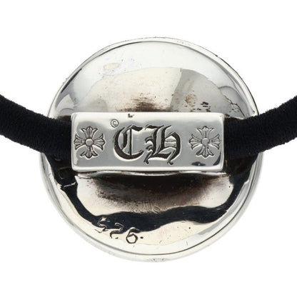 Chrome Hearts Flare button hair tie Black x Silver