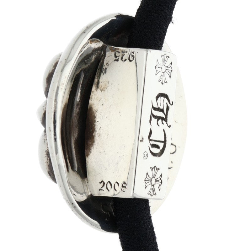Chrome Hearts Flare button hair tie Black x Silver