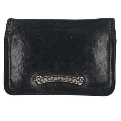 Chrome Hearts Grommet Leather Card Case Black Size ONE SIZE