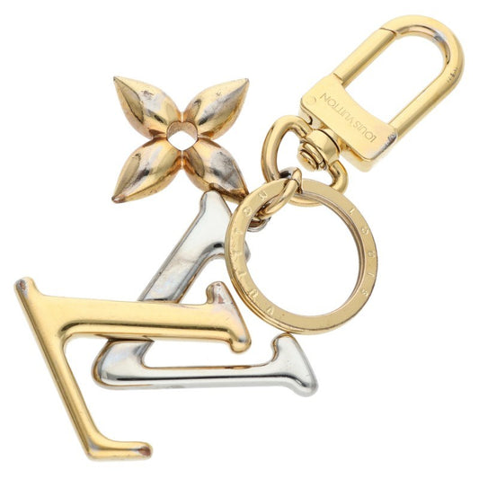 Louis Vuitton Keyring Silver x Gold
