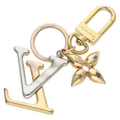 Louis Vuitton Keyring Silver x Gold
