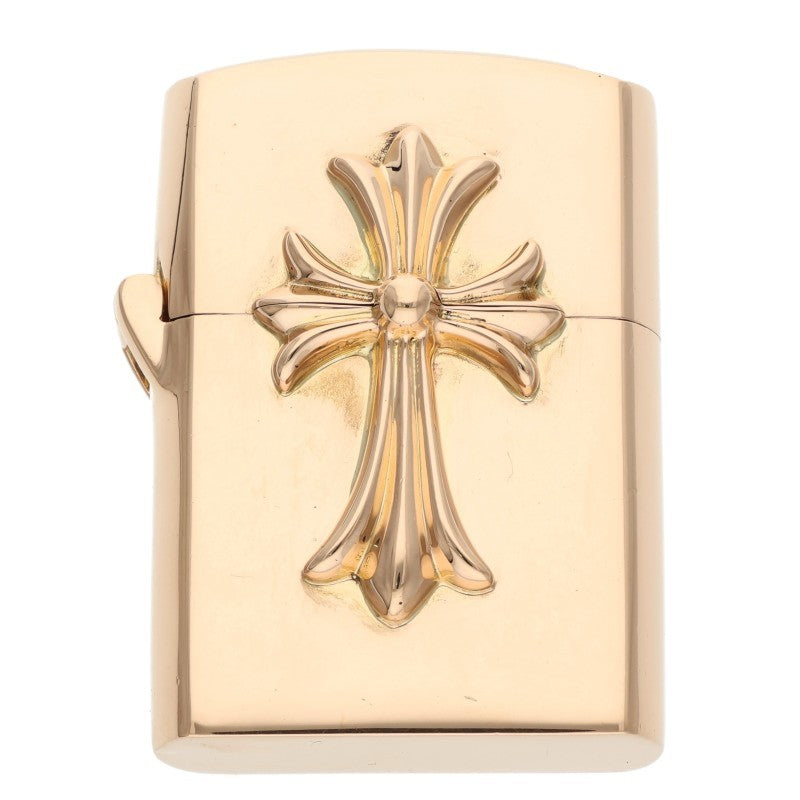 Chrome Hearts 22K V1 Small CH Cross Zippo Lighter (Yellow