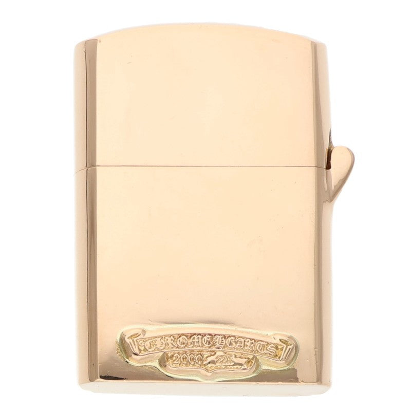 Chrome Hearts 22K V1 Small CH Cross Zippo Lighter (Yellow