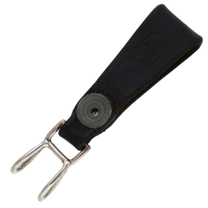 Chrome Hearts Floral Ball Leather Belt Loop Black x Multi