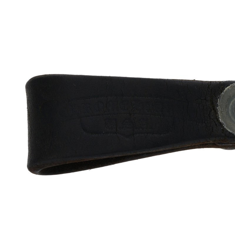 Chrome Hearts Floral Ball Leather Belt Loop Black x Multi