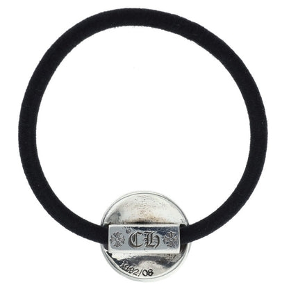 Chrome Hearts Star button hair tie Silver x Black
