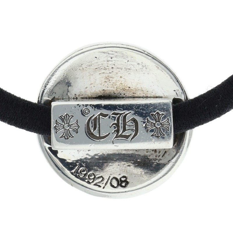 Chrome Hearts Star button hair tie Silver x Black